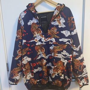 Reason Blue Tiger Pattern Jacket